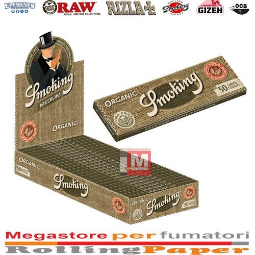Cartine smoking organic - organic, medium