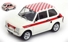MODELLINO AUTO STATICO DIECAST MODEL CAR FIAT 126 ABARTH 1972 BIANCO SCALA 1:18