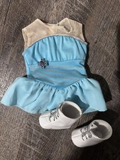 American Girl 2015 Truly Me Sparkly pattinaggio su ghiaccio vestito e pattini figura set