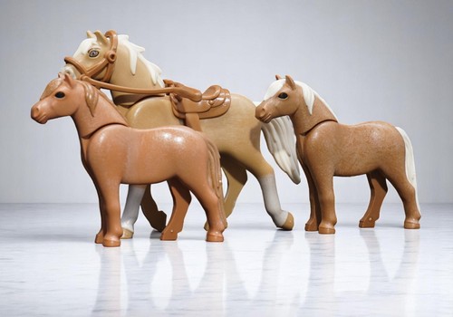Playmobil cavallo con sella