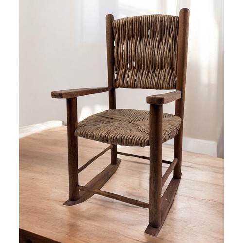 Sedia dondolo vintage orso - sedia,