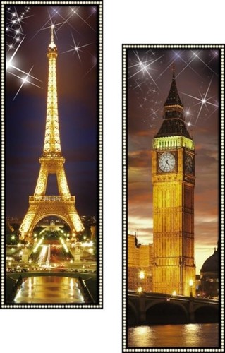 Quadro parete con led - parete, 15