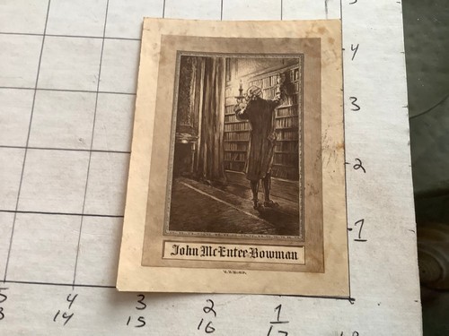 Original bookplate john - original, --