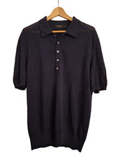 Polo Ermenegildo Zenga Couture Uomo XL Blu Italia