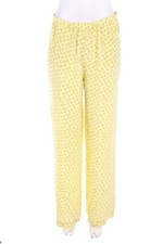 Pantalone ASPESI BLU stampa seta F 42 = D 36 giallo crema