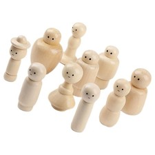  10 pezzi di bambole con mollette fai da te bambola con mollette in legno non