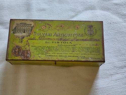 Antica scatola latta - , vuota
