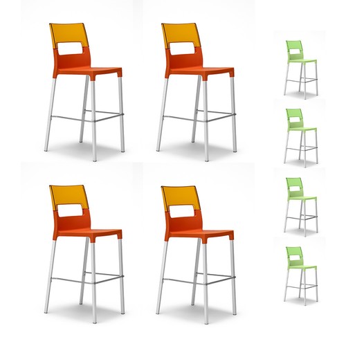 Set sgabelli diva - set, 4