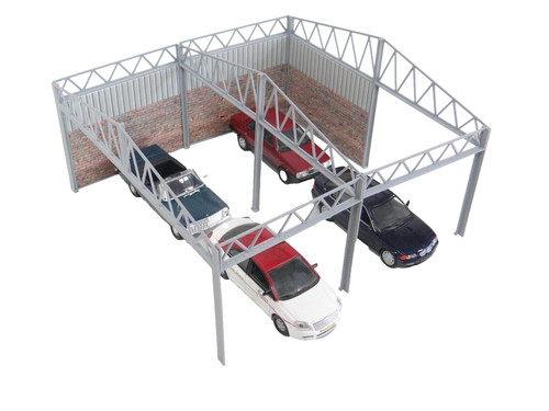 Kit diorama parcheggio aperto - diorama,