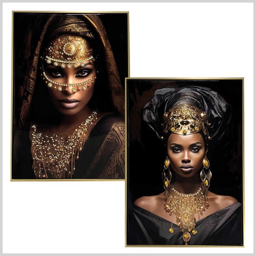 Quadro donna africana - africana, 50x70cm
