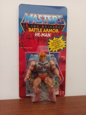 MOTU Masters of the Universe vintage Battle Armor He-Man taiwan minicomic card