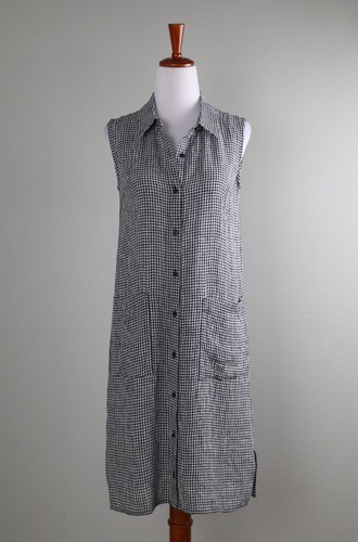 Abito camicia senza maniche