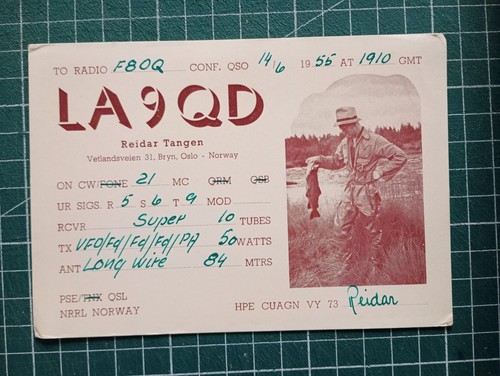 Br0412 carte radio amateur qsl - radio,