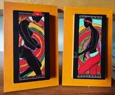 Quadro etnico in legno, ricevuto in regalo mai usato