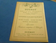PUBBLICITA' 1909 MOBILI E ARTI