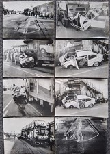 Cartolina Foto Auto Incidente