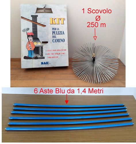 Kit pulizia camino - kit,