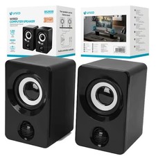 CASSE AUDIO PER PC NOTEBOOK ALTOPARLANTI GAMING AUDIO 3D USB 2.0 UNICO ITALIA