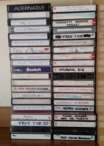 Lotto blocco musicassette - lotto/blocco,