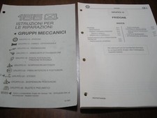 ALFA ROMEO MANUALE ISTRUZIONI PER LE RIPARAZIONI GRUPPI MECCANICI 155 Q4-91 O.CO