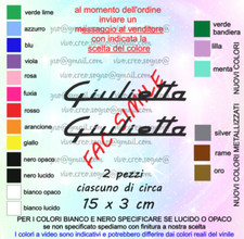 ADESIVI 2 PEZZI SCRITTA