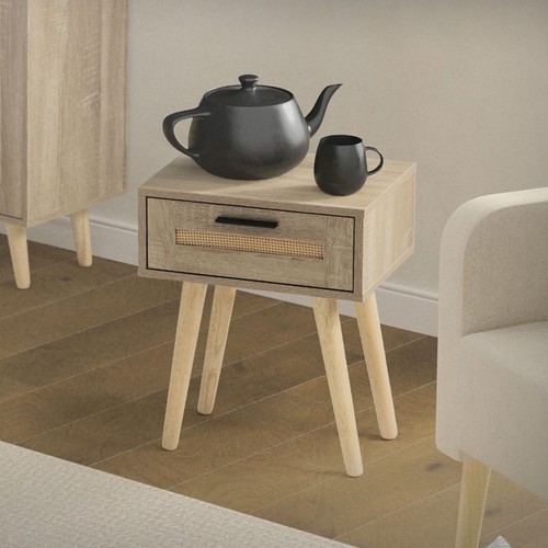 Comodino con cassetto in - comodino,