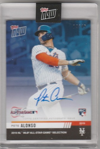 2019 topps now auto pete - 2019, nl-2a