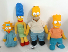 Pupazzi Famiglia Simpson Vintage 1990 20th Century Fox Omer Bart Marge Maggie