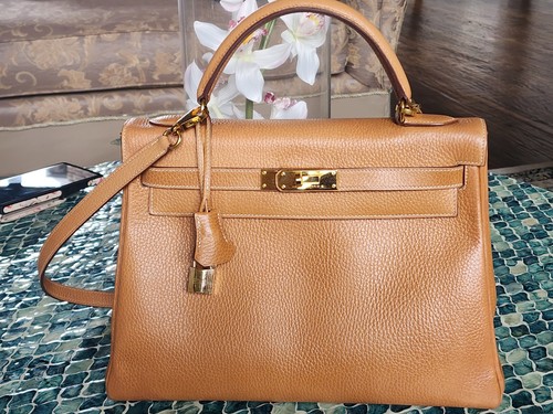 Vintage hermes kelly oro - vintage,