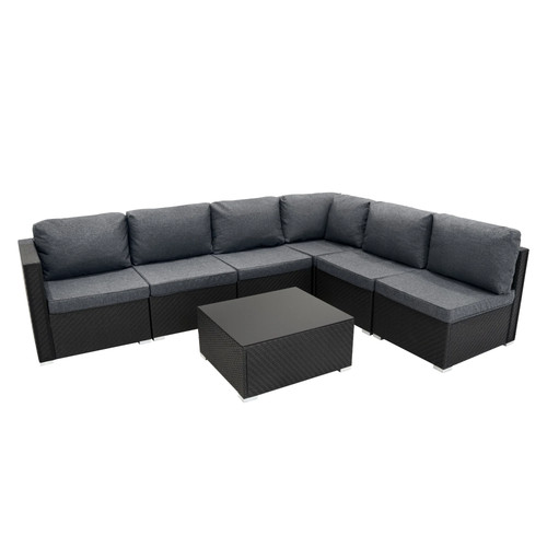 Set divani rattan - rattan, pezzi