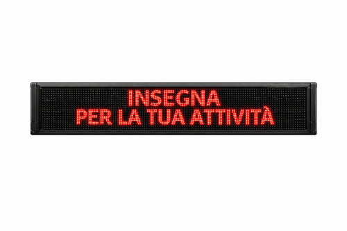 Insegna led wifi programmabile - insegna,