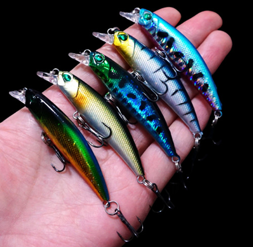 5pcs esche pesca minnow - esche,