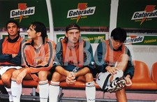 Foto Vintage Calcio Venezia Panchina Juventus-Venezia 3/10/99 stampa 22x15 cm