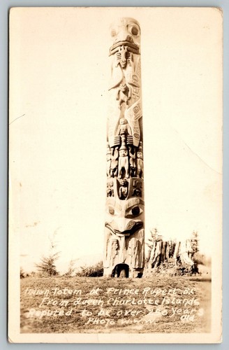 Cartolina totem indiano polo - indiano,