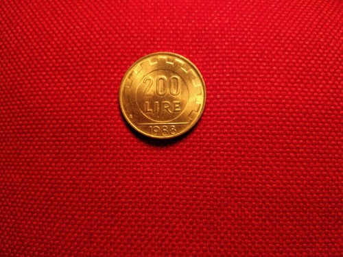 Moneta rara 200 lire - , 1988