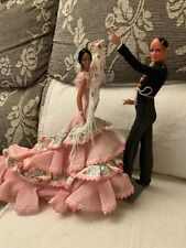  bambole spagnola ballerini danzatrici flamenco vintage muneca marin chiclana