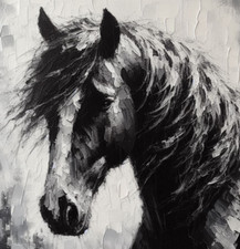 QUADRO CAVALLO ORIGINALE -