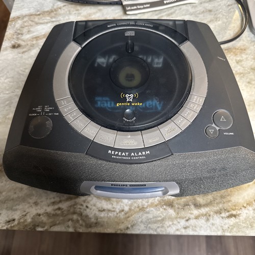 Orologio compact disc fm - disc, am/fm