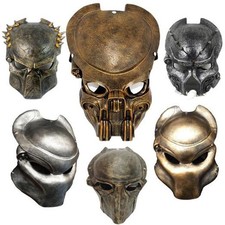 Maschera in resina predatore e alieno cosplay prop per festa di Halloween e costume vestito