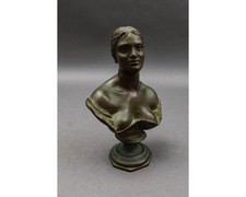 Scultura Busto Donna Bronzo