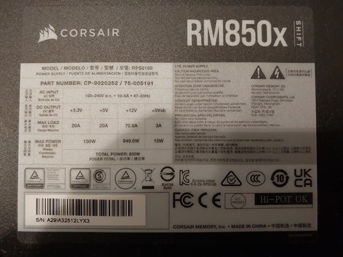 Alimentatore corsair rmx - corsair,