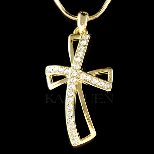 Collana religiosa oro - collana,