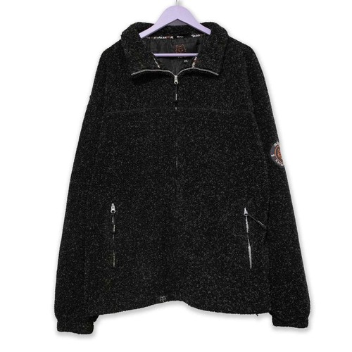 Pile vintage nero con zip - nero, e