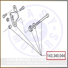 POLINI 143.340.044 STAFFA SUPPORTO BOBINA GP4