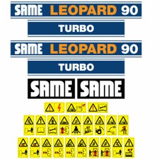 Same Leopard 90 Adesivi Decalcomanie di ricambio aftermarket per trattore