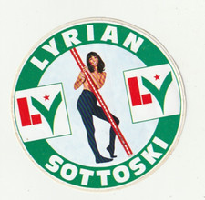 Q4 - Vintage Stickers Adesivo Lyrian Sottoski Pin Up
