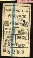 Biglietto Treno Ferrovia
