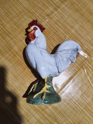 Gallo ceramica smaltato - ceramica,