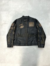 Vintage Marlboro Racing  Real Leather Jacket
