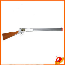 Carnevale Halloween Travestimento Far West Cow Boy Girl Fucile Winchester Suono 